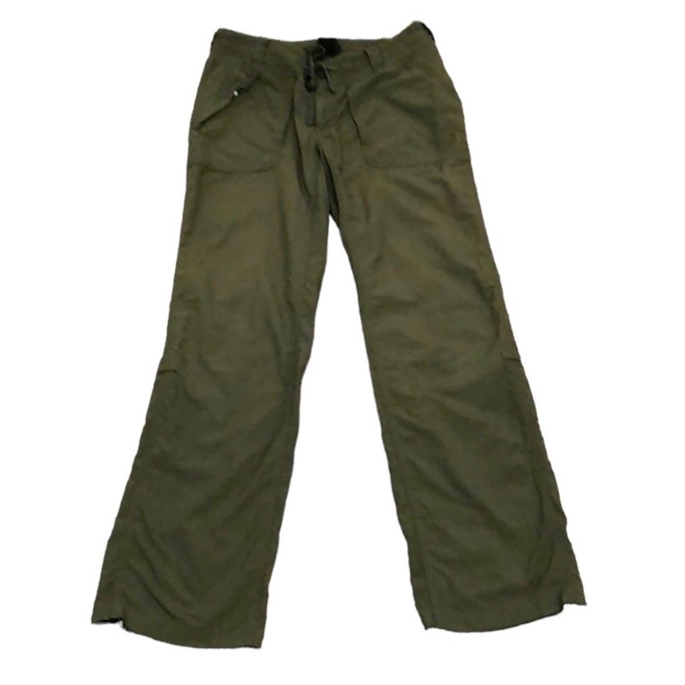 North Face Women’s Straight Leg Technical Pants Size 4 Olive Green